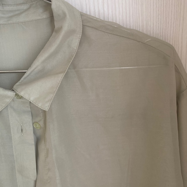 GRL(グレイル)の完売シアーオーバーシャツ レディースのトップス(シャツ/ブラウス(長袖/七分))の商品写真