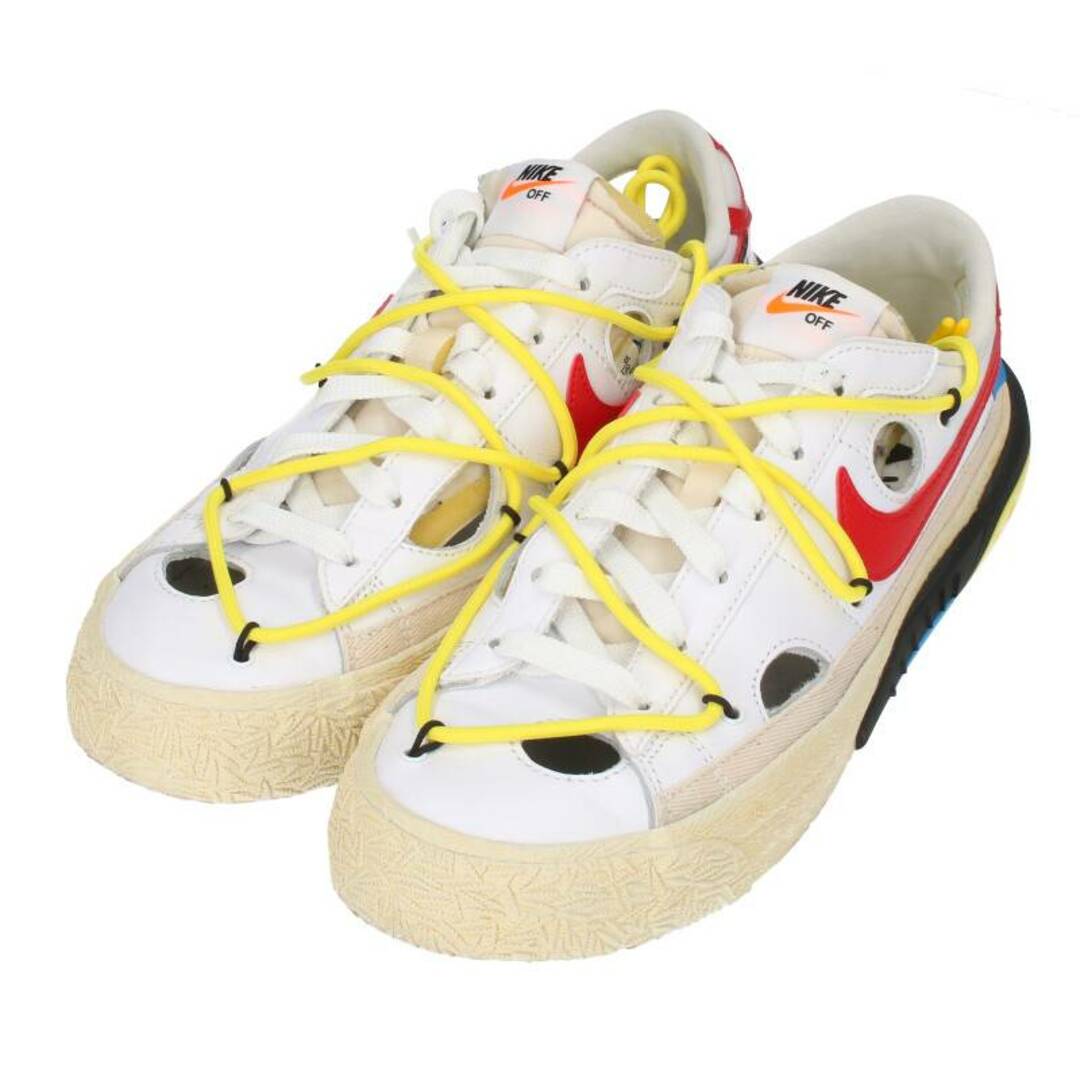 NIKE(ナイキ)のナイキ オフホワイト BLAZER LOW'77/OW WHITE/UNIVERSITY RED DH7863-100 ブレーザーロウ77スニーカー メンズ 27cm メンズの靴/シューズ(スニーカー)の商品写真