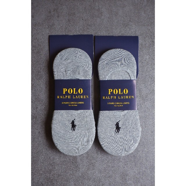 POLO RALPH LAUREN(ポロラルフローレン)のPOLO ラルフローレンのレディースのフットカバー3足✕2セット計6足【新品】 レディースのレッグウェア(ソックス)の商品写真