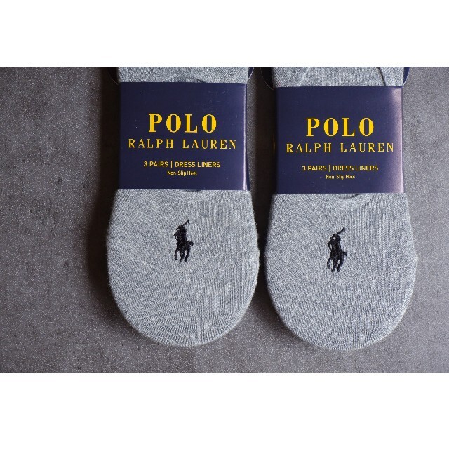 POLO RALPH LAUREN(ポロラルフローレン)のPOLO ラルフローレンのレディースのフットカバー3足✕2セット計6足【新品】 レディースのレッグウェア(ソックス)の商品写真