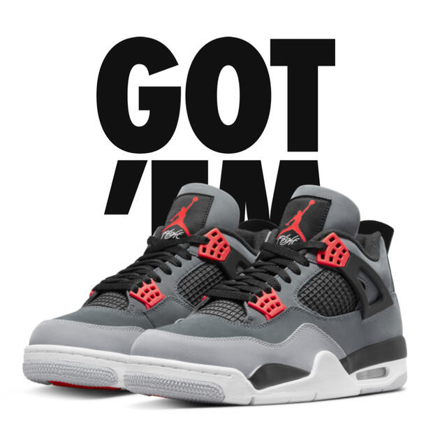 NIKE AIR JORDAN 4 INFRARED  27.5 インフラレッド