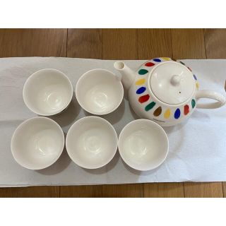 ソニアリキエル(SONIA RYKIEL)のソニアリキエル　急須と湯呑み5客セット(食器)