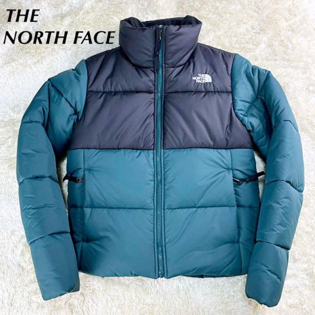 レディース★【極美品・THE NORTH FACE 】ダウン　緑×黒　完売モデル.