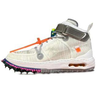 オフホワイト(OFF-WHITE)のOff-White NIKE  Air Force 1 Mid "White"(スニーカー)