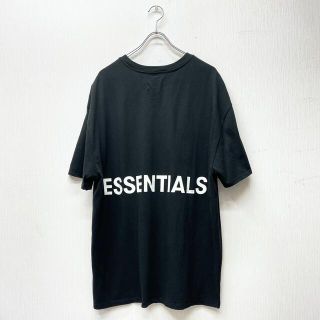 フィアオブゴッド(FEAR OF GOD)のESSENTIALS 1st コレクション エッセンシャルズ　Tシャツ 黒 L(Tシャツ/カットソー(半袖/袖なし))