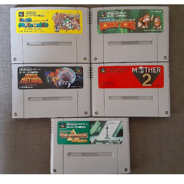 スーパーファミコン - SFCスーパーファミコンソフト ニンテンドー名作5