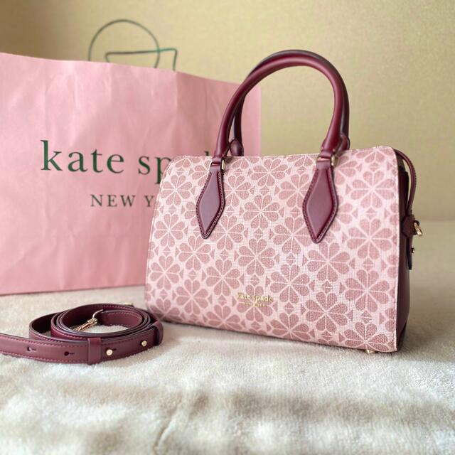 kate spade new york(ケイトスペードニューヨーク)のケイトスペード　ハンドバッグ　ショルダーバッグ　スペードフラワー　ピンク レディースのバッグ(ハンドバッグ)の商品写真
