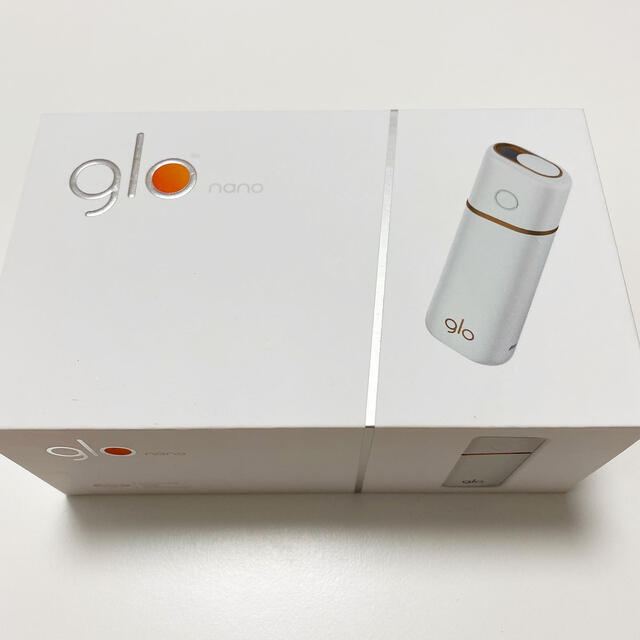 glo(グロー)の【美品】glo nano ホワイト メンズのファッション小物(タバコグッズ)の商品写真