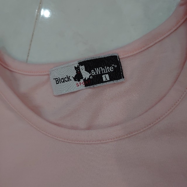 ブラック&ホワイトTシャツ レディースのトップス(Tシャツ(半袖/袖なし))の商品写真
