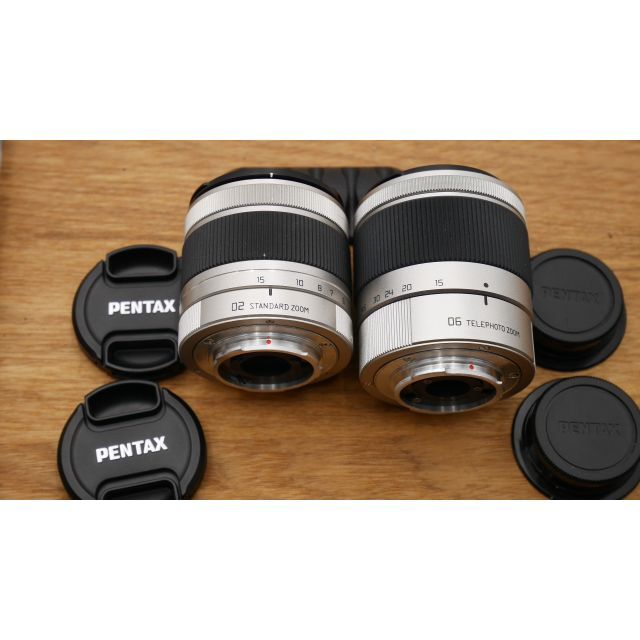 PENTAX レンズ2本セット 02 06 ピッタリのカバー付き-eastgate.mk