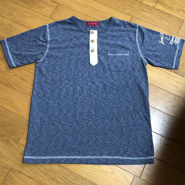 前ぼたんTシャツ メンズのトップス(Tシャツ/カットソー(半袖/袖なし))の商品写真