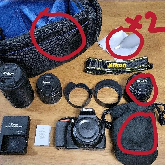 予約販売品】 Nikon D7100 S数少 スマホ転送 最強トリプルレンズ すぐ