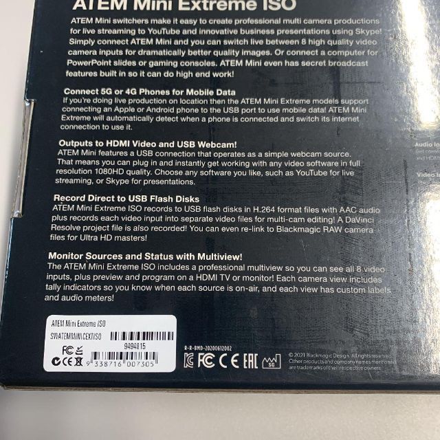 PC/タブレット Blackmagic Design ATEM Mini Extreme ISO (値下