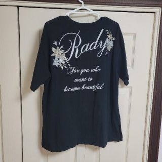 レディー(Rady)のRady　フラワーバックロゴ刺繍Tシャツ☆(Tシャツ(半袖/袖なし))