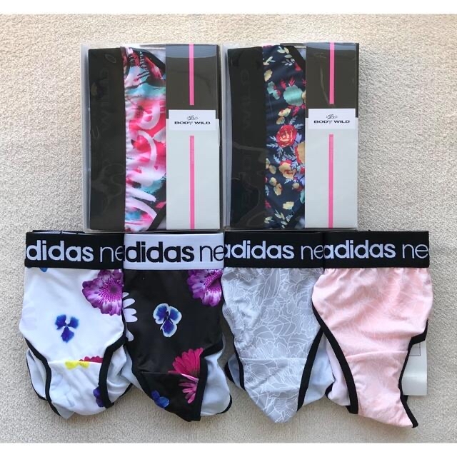 BODY WILD＆adidas neo ハーフ ショーツ Ｍサイズ 5枚セット