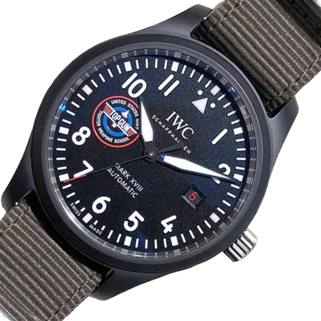 インターナショナルウォッチカンパニー IWC パイロット・ウォッチ・マーク XVIII・トップガン SFTI IW324712 ブラック セラミック 自動巻き メンズ 腕時計