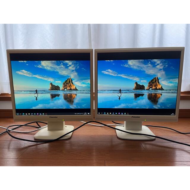 Princeton PCモニター17インチ×2枚セット