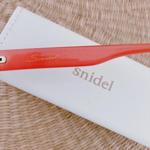 SNIDEL(スナイデル)の【snidel】 サングラス   レッド レディースのファッション小物(サングラス/メガネ)の商品写真