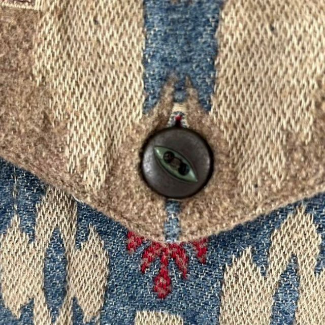 セール正規品 RRL - RRL ネイティブ柄 シャモアシャツ ラルフローレン