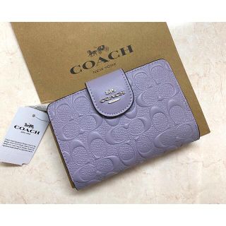 コーチ(COACH) シグネチャー 財布(レディース)(パープル/紫色系)の ...