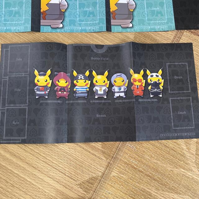 ポケモン - ポケモンカードゲーム☆紙製ハーフプレイマット 6枚セット