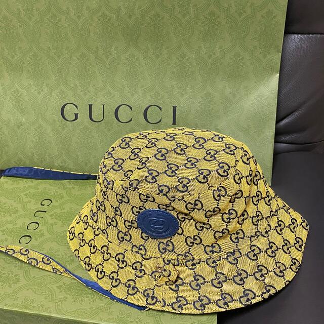 Gucci(グッチ)のGUCCI バケットハット　リバーシブル　新品未使用 レディースの帽子(その他)の商品写真