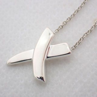 Tiffany & Co. - ティファニー SV925 キス ペンダント/ネックレス[g811