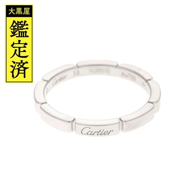 Cartier　マイヨンパンテールリング　ホワイトゴールド　19号【432】メンズ