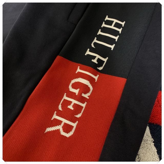 TOMMY HILFIGER(トミーヒルフィガー)のINTARSIA SWEATSHORT　ハーフパンツ　ネイビーM  メンズのパンツ(ショートパンツ)の商品写真