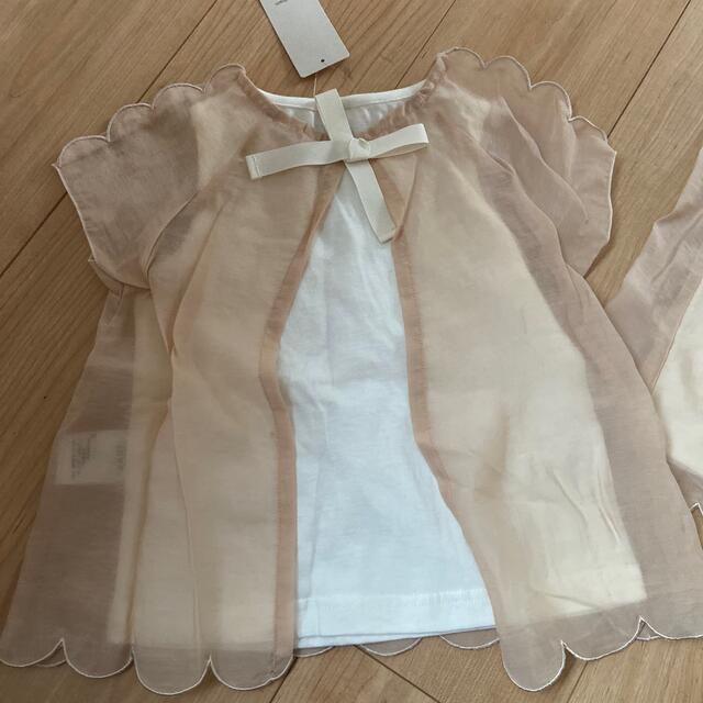 petit main(プティマイン)のTシャツ　トップス　姉妹コーデ　petitmain キッズ/ベビー/マタニティのキッズ服女の子用(90cm~)(Tシャツ/カットソー)の商品写真