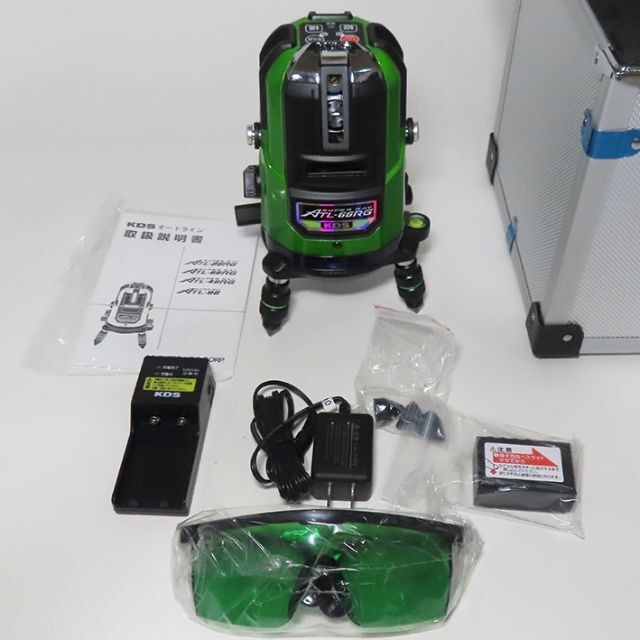 売れ筋新商品 【超美品】KDS レーザー墨出し器 本体のみ ATL-66RG