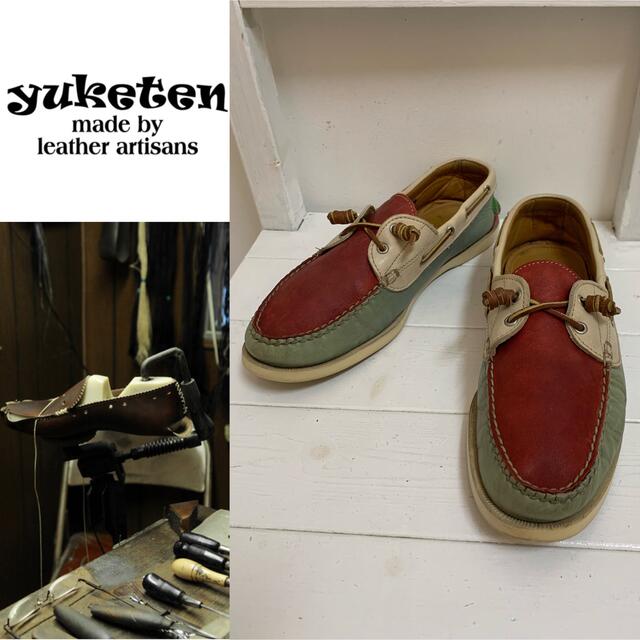 YUKETEN VINTAGE ユケテン USA製 マルチカラーデッキシューズ - www