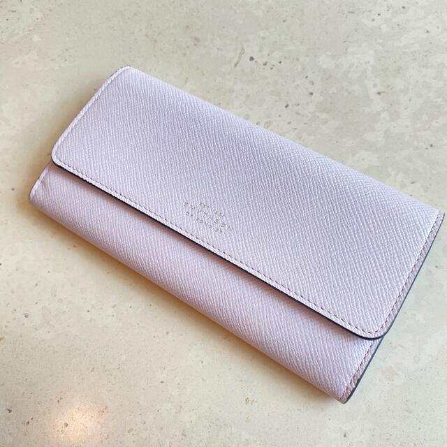 新品】Smythson スマイソン パナマ フラップタイプ 長財布 ラベンダー ...