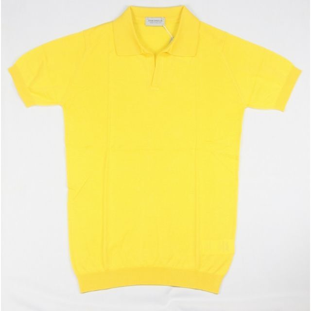 新品 John Smedley　最高級シーアイランドコットン　SサイズSUMMERGOLDサイズ