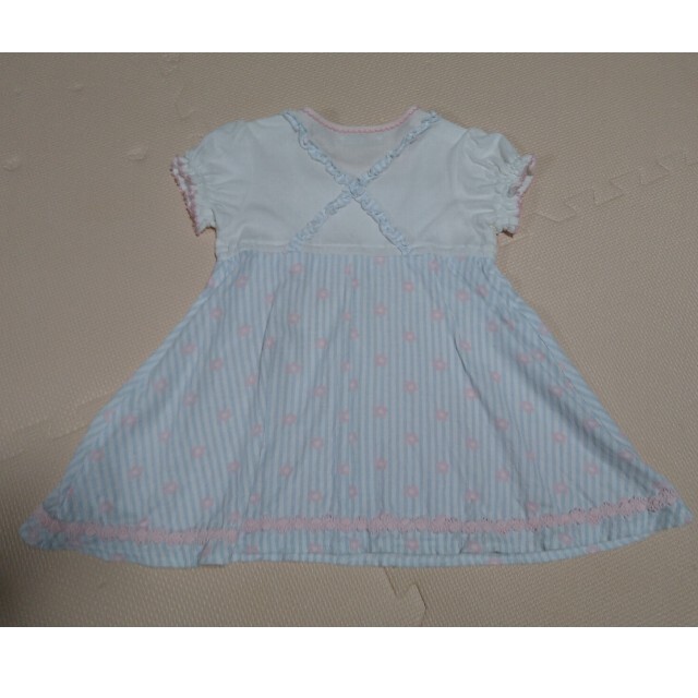 coeur a coeur(クーラクール)のクーラクールエプロン風チュニック95 キッズ/ベビー/マタニティのキッズ服女の子用(90cm~)(Tシャツ/カットソー)の商品写真