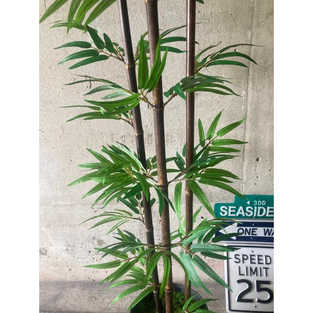 光触媒 人工観葉植物 ウォールグリーン フェイク フラワー 黒竹149