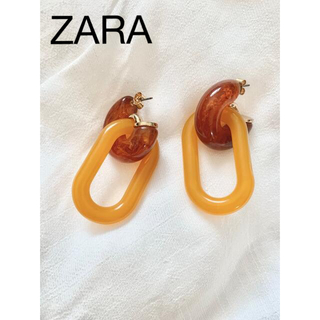 ザラ(ZARA)のZARAアクリルピアス未使用(ピアス)