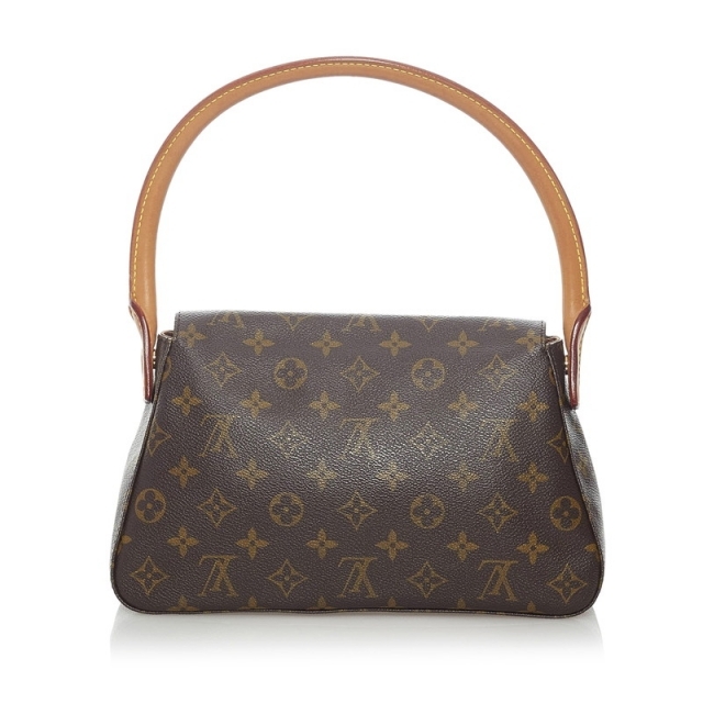 美品 ルイ ヴィトン モノグラム ミニルーピング ワンショルダーバッグ M51147 レザー レディース LOUIS VUITTON 【1-0065250】 2