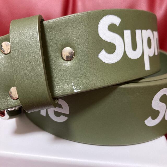 Supreme(シュプリーム)のSupreme 22ss Repeat Leather Belt  L/XL メンズのファッション小物(ベルト)の商品写真