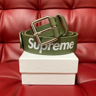 シュプリーム(Supreme)のSupreme 22ss Repeat Leather Belt  L/XL(ベルト)