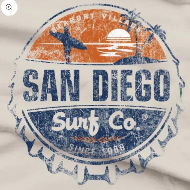 Supreme(シュプリーム)のキムタク着　San Diego Surf Tシャツ　XLサイズ　日本未発売 メンズのトップス(Tシャツ/カットソー(半袖/袖なし))の商品写真