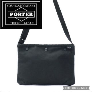 ポーター(PORTER)の【新品未使用】ポーター　サコッシュ　コッピ　ブラック(ショルダーバッグ)