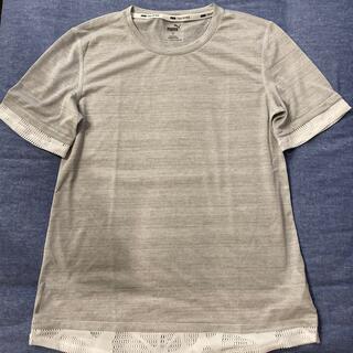 プーマ(PUMA)のpuma 薄グレー　トレーニングtシャツ  (Tシャツ(半袖/袖なし))
