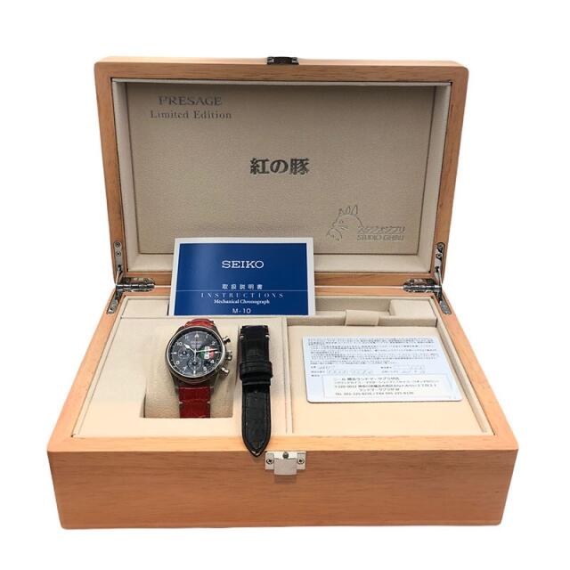 SEIKO(セイコー)のセイコー SEIKO プレザージュ 600本限定 紅の豚コラボモデル 【中古】 メンズの時計(その他)の商品写真