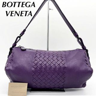 ボッテガヴェネタ(Bottega Veneta)の【美品・BOTTEGA VENETA】変な形　パープル　ラムレザー　イントレ(ハンドバッグ)