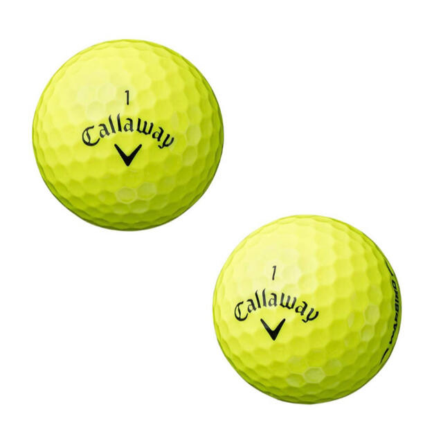 Callaway(キャロウェイ)のキャロウェイ ゴルフボールWARBIRD          イエロー　新品未使用 スポーツ/アウトドアのゴルフ(その他)の商品写真