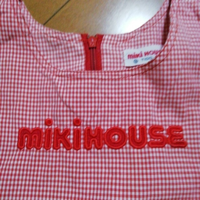 mikihouse(ミキハウス)のMIKI HOUSEレトロ.チェック柄スカート キッズ/ベビー/マタニティのキッズ服女の子用(90cm~)(スカート)の商品写真