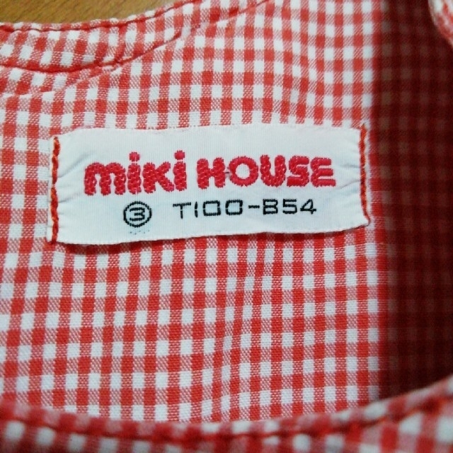 mikihouse(ミキハウス)のMIKI HOUSEレトロ.チェック柄スカート キッズ/ベビー/マタニティのキッズ服女の子用(90cm~)(スカート)の商品写真