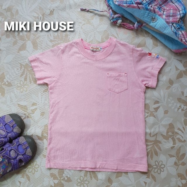 mikihouse(ミキハウス)のMIKIHOUSE　120　女の子　ミキハウス　半袖　Tシャツ　110　綿 キッズ/ベビー/マタニティのキッズ服女の子用(90cm~)(Tシャツ/カットソー)の商品写真