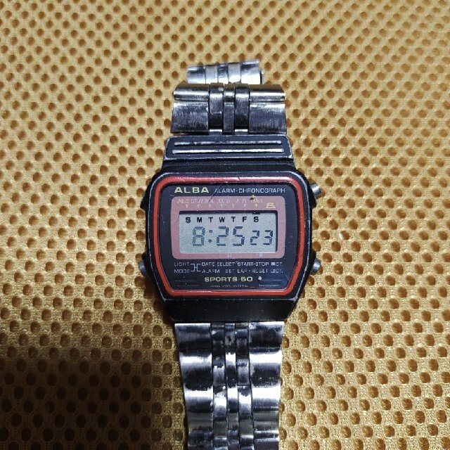セイコー デジタル 腕時計 Y749 5020 スポーツ50 稼動品